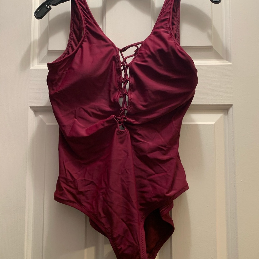 One piece bathing suit